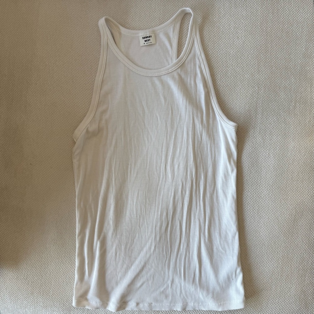 Aritzia Sunday Best Ivory Tank
